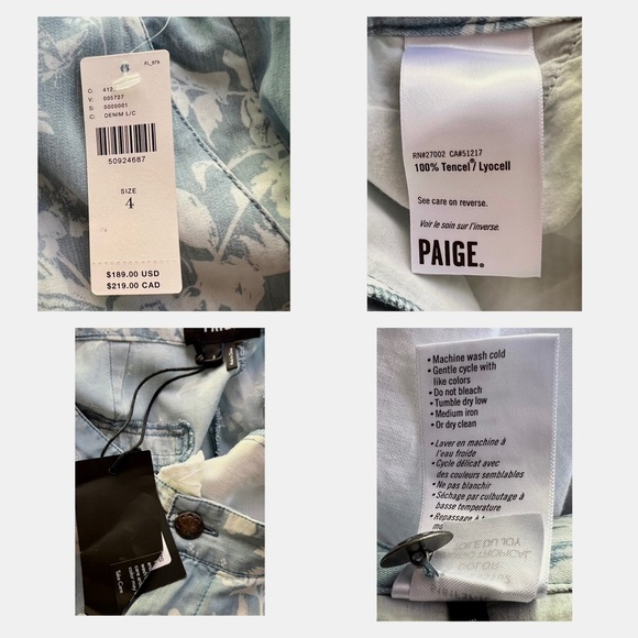 Anthropologie Paige Floral Pants 4 - Picture 12 of 12